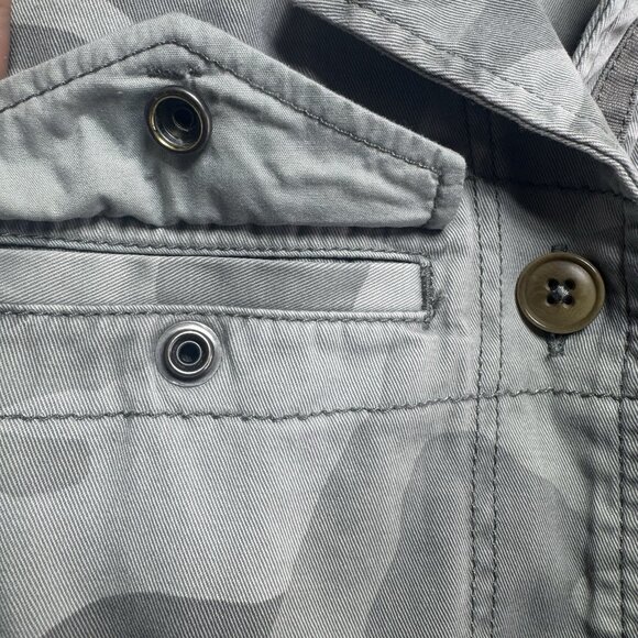 Abercrombie & Fitch Jacket Womens XS Green Camo Camouflage Military MSRP $120 - Picture 7 of 12